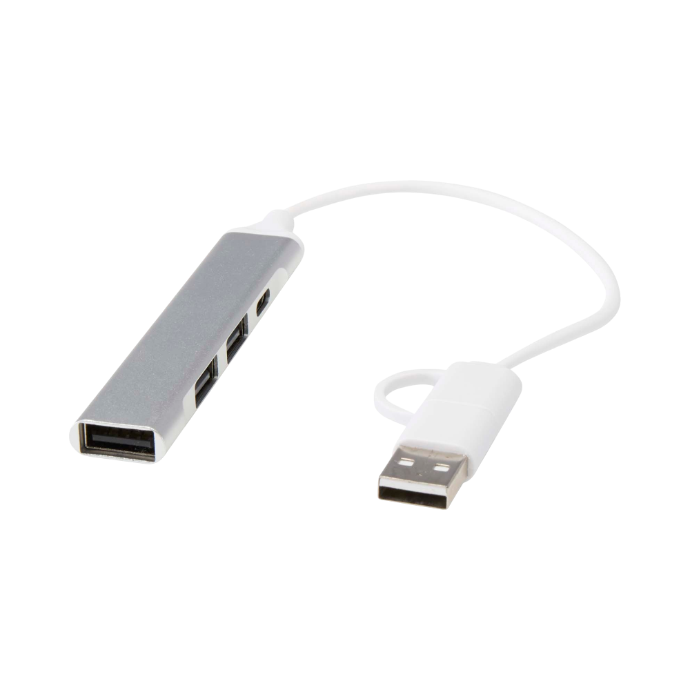 Alkaid Recycled Aluminium USB-A and Type-C Hub