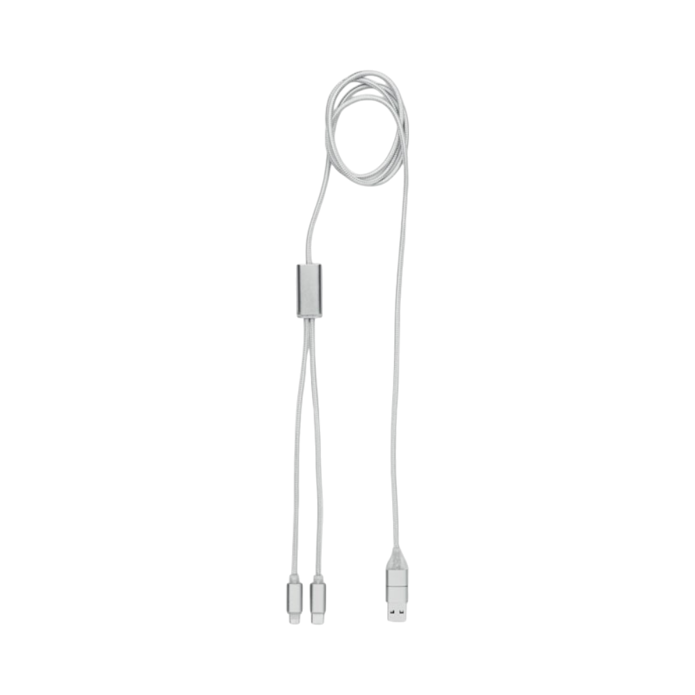 Aluminium CABLONG 2-in-1 Charging Cable