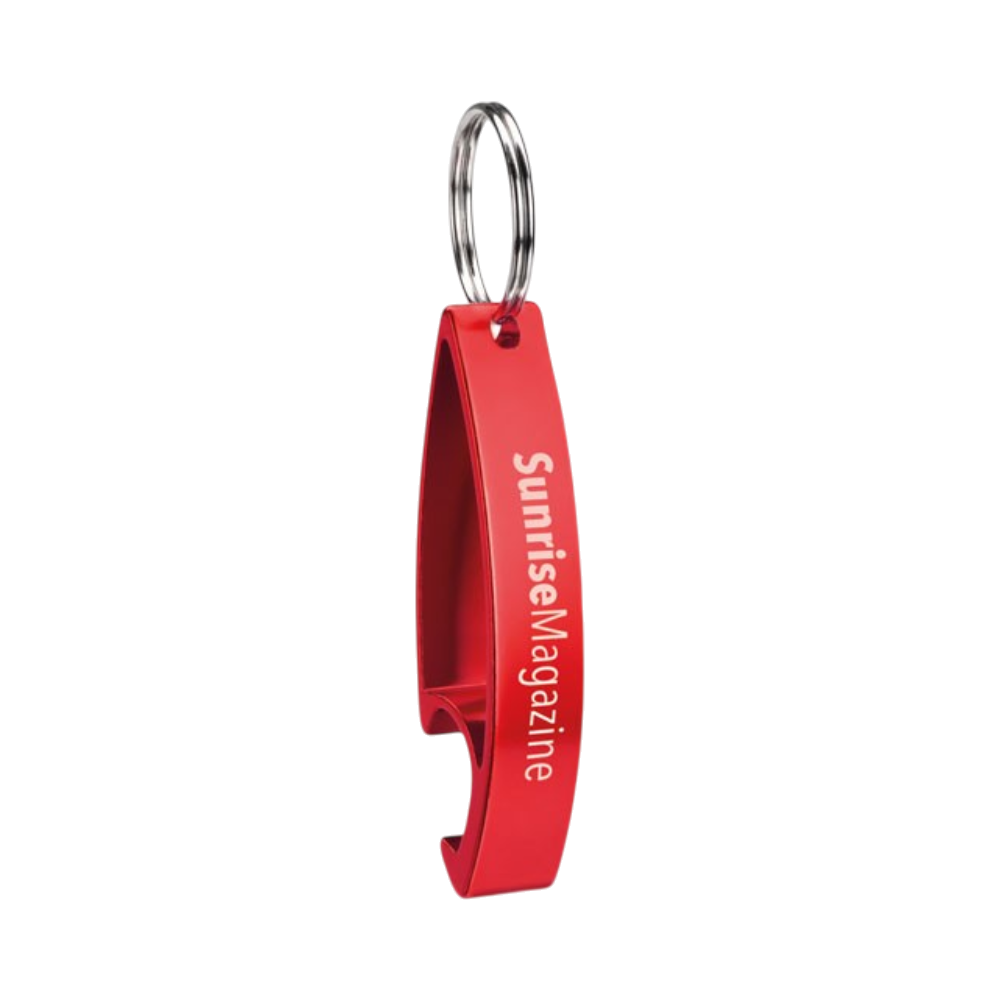 Aluminium Key Ring Bottle Opener