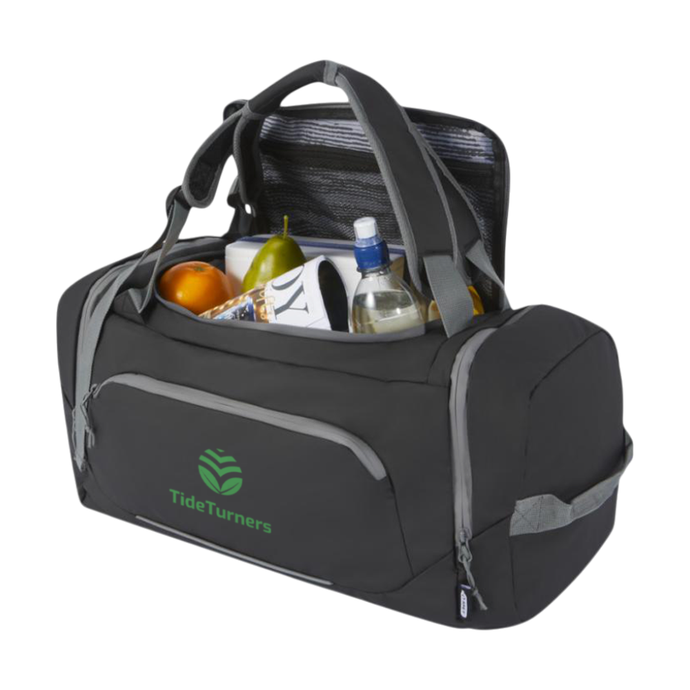 Aqua GRS Recycled Duffel Backpack