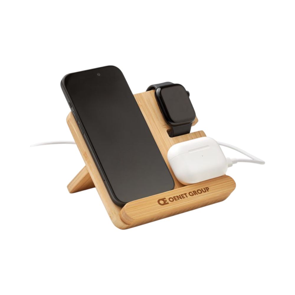 Bamboo BOOGAR 3 in 1 Wireless Charger