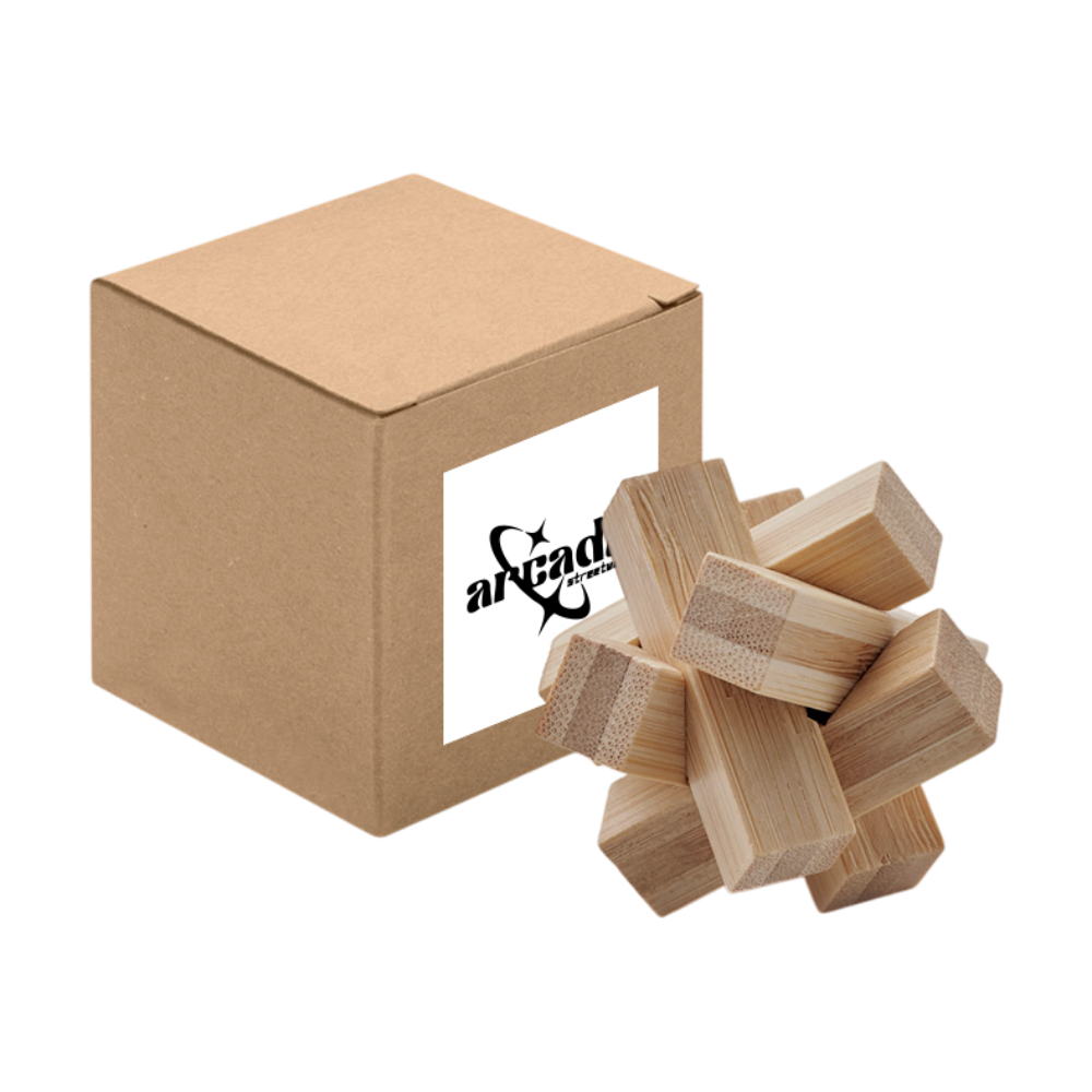 Bamboo Star Brain Teaser Puzzle