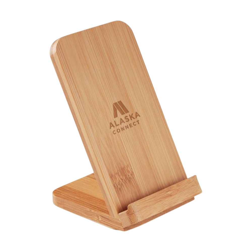 Bamboo Wireless Charge Stand