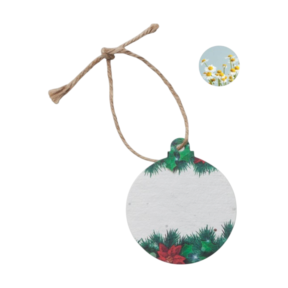 Bauseed Seed Paper Xmas Ornament