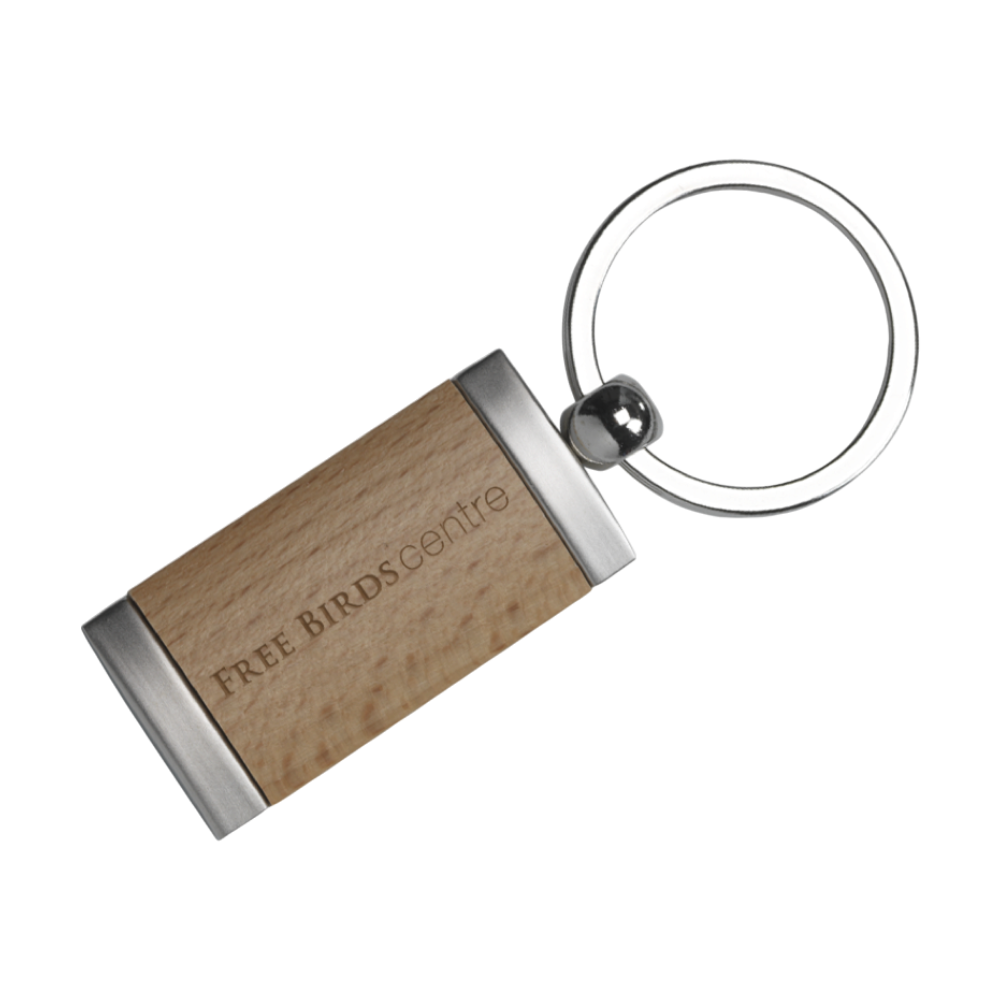 Beech Wood Keyring