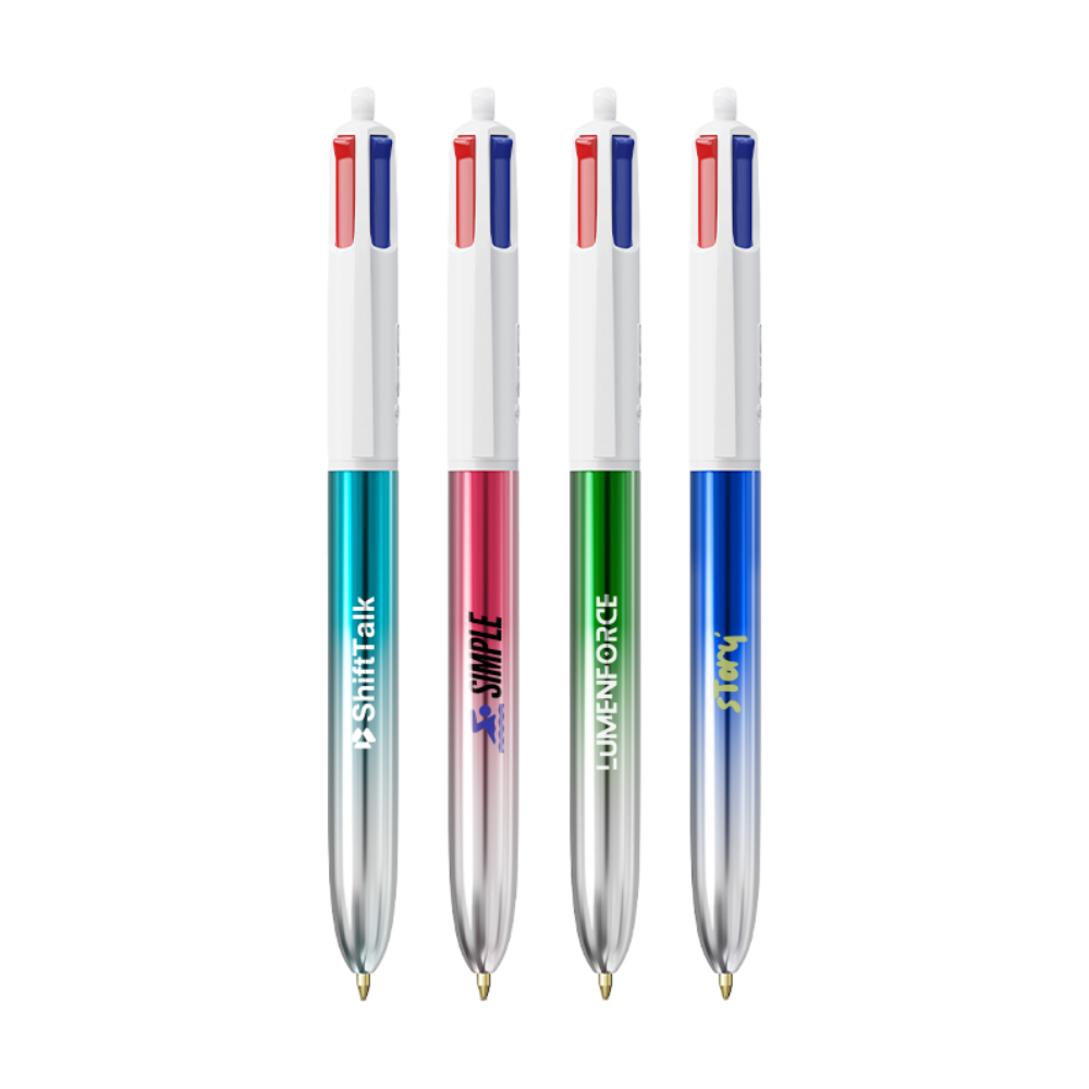BIC® 4 Colours Bicolor Pen