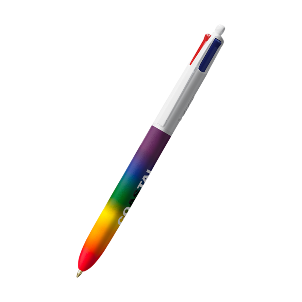 BIC® 4 Colours Rainbow Ballpoint Pen