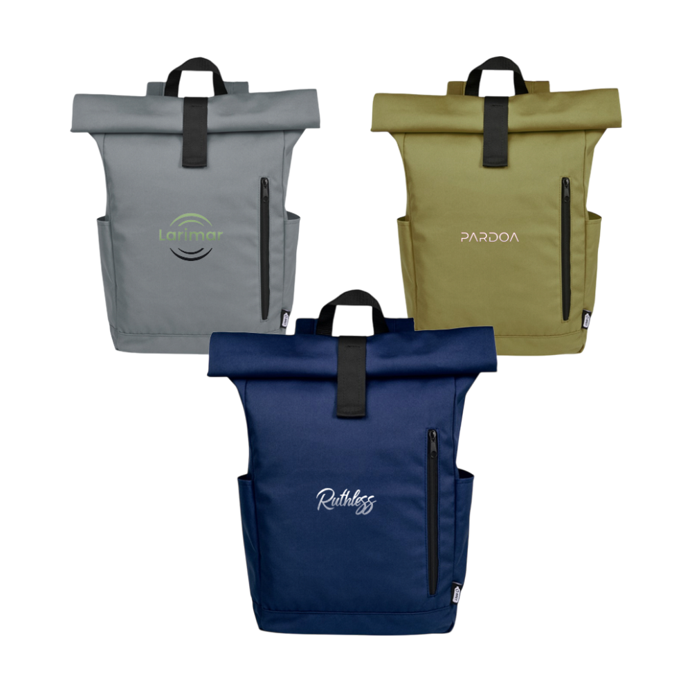 Byron GRS RPET Roll-top Backpack