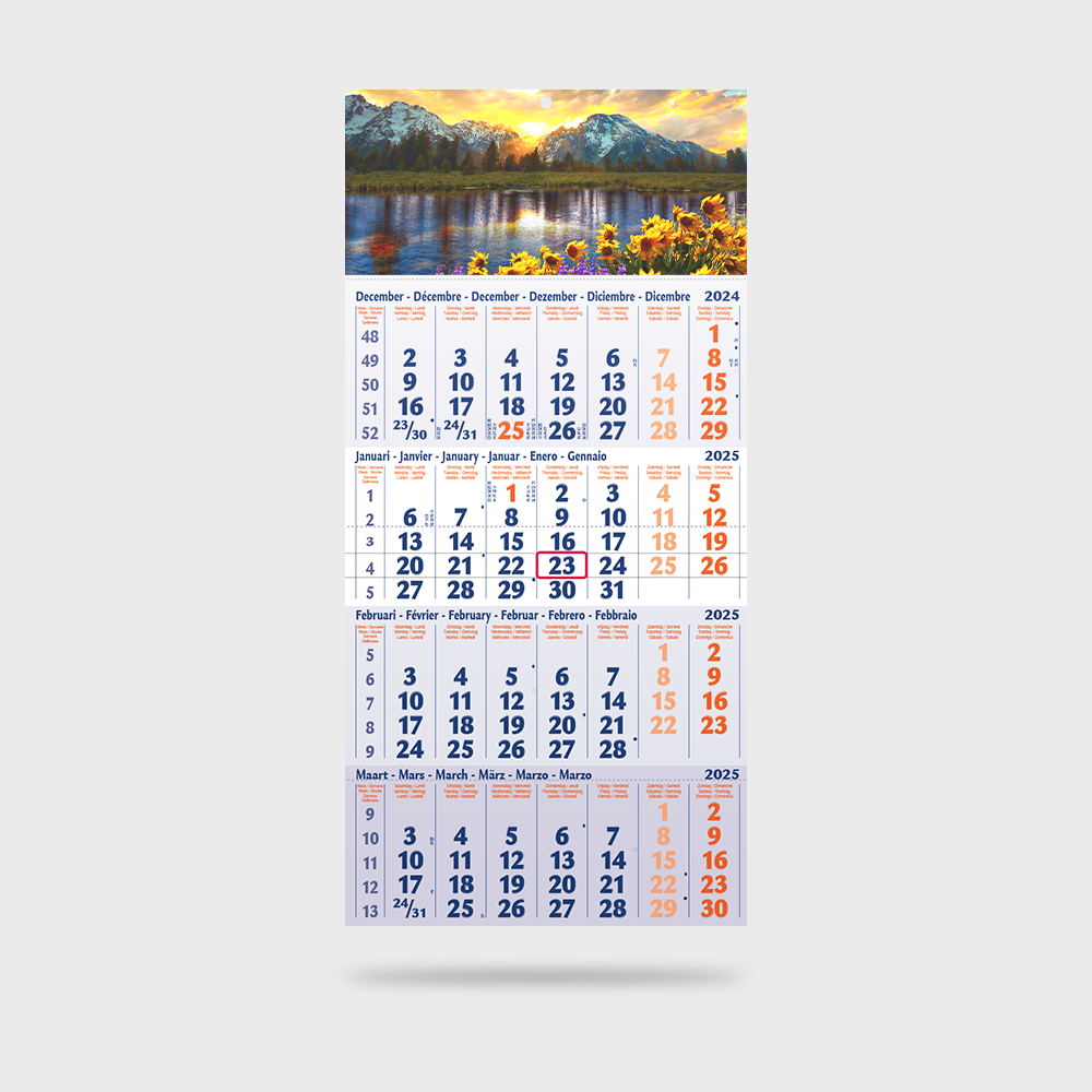 Calendar 4 month classic