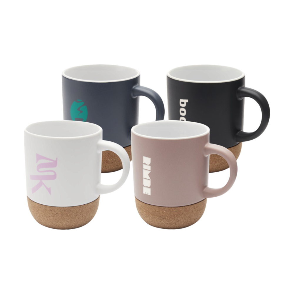 Ceramic Mug with Cork Details