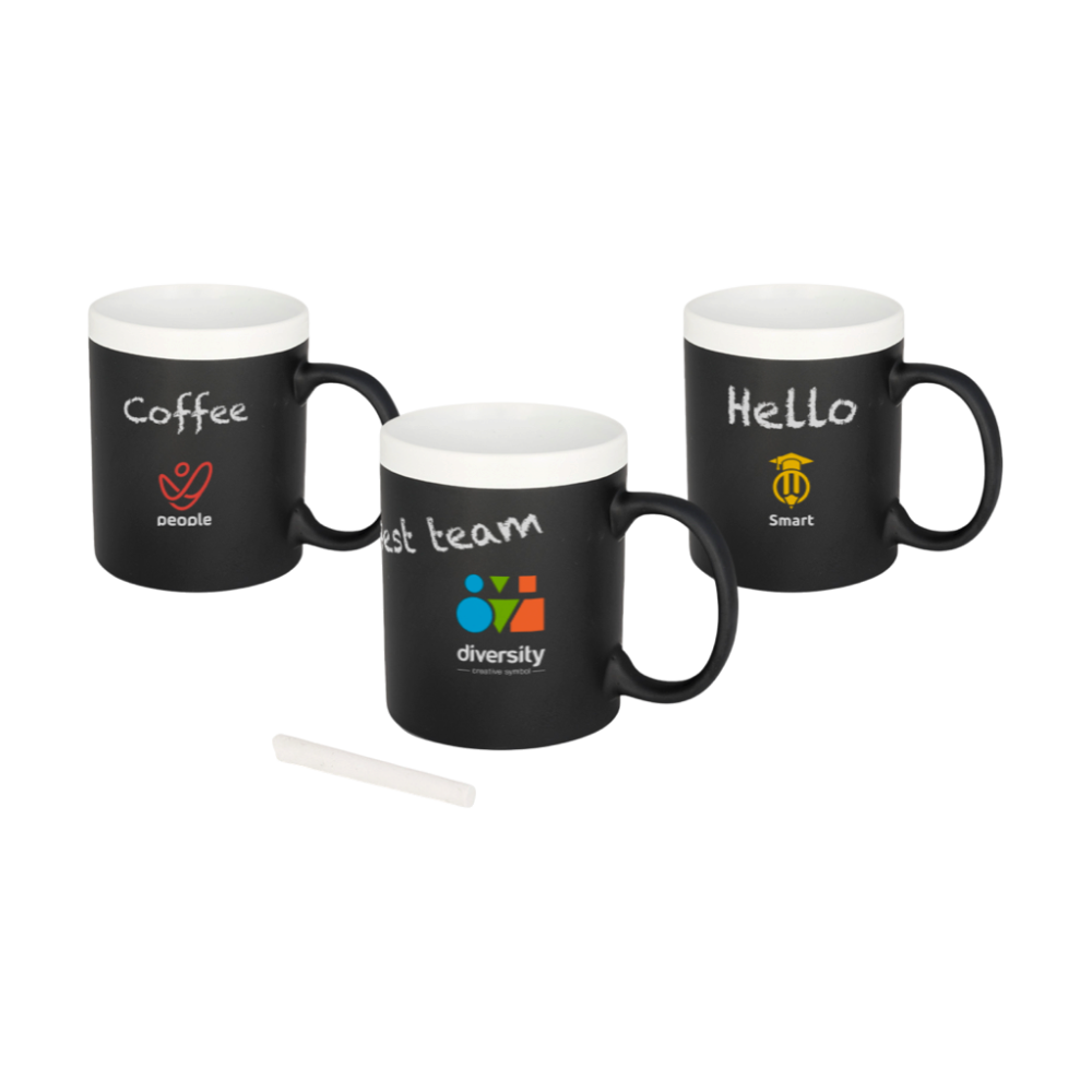 Chalk Write Ceramic Mug | 330 ml