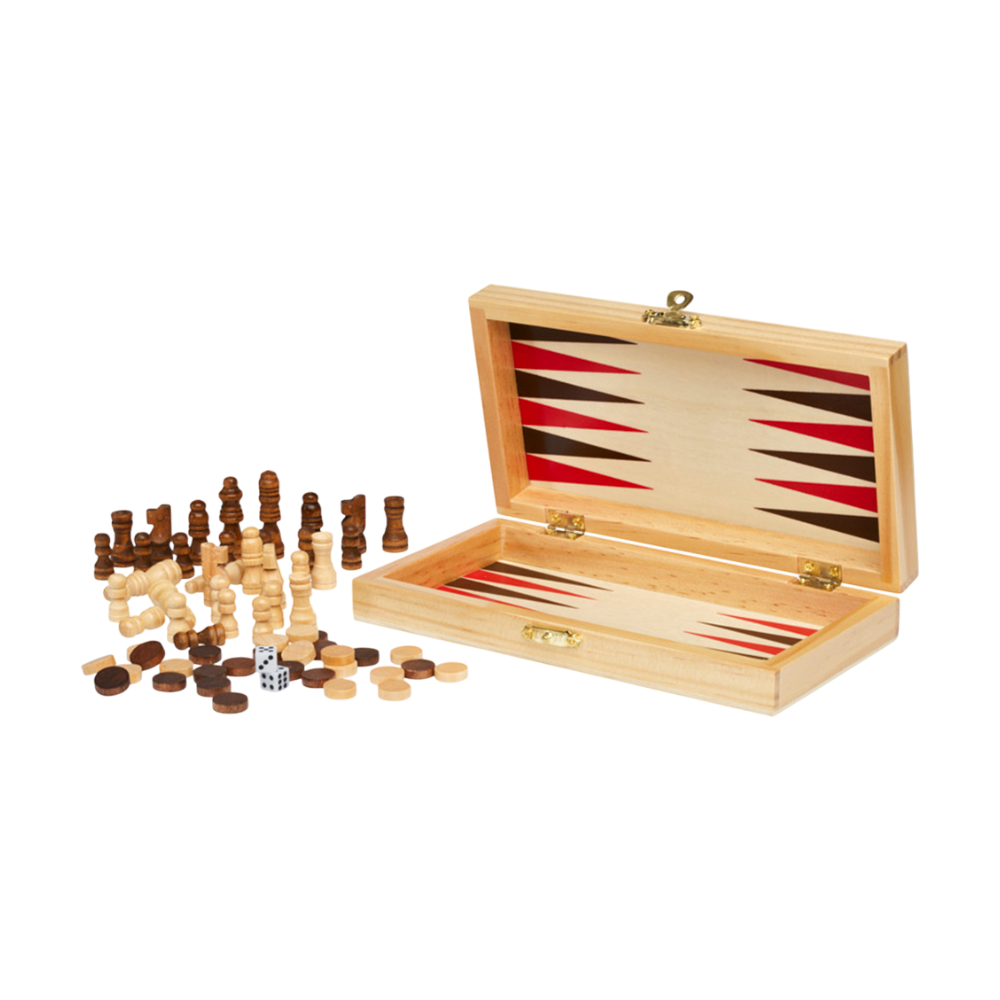 Classic Trio Wood Game Set