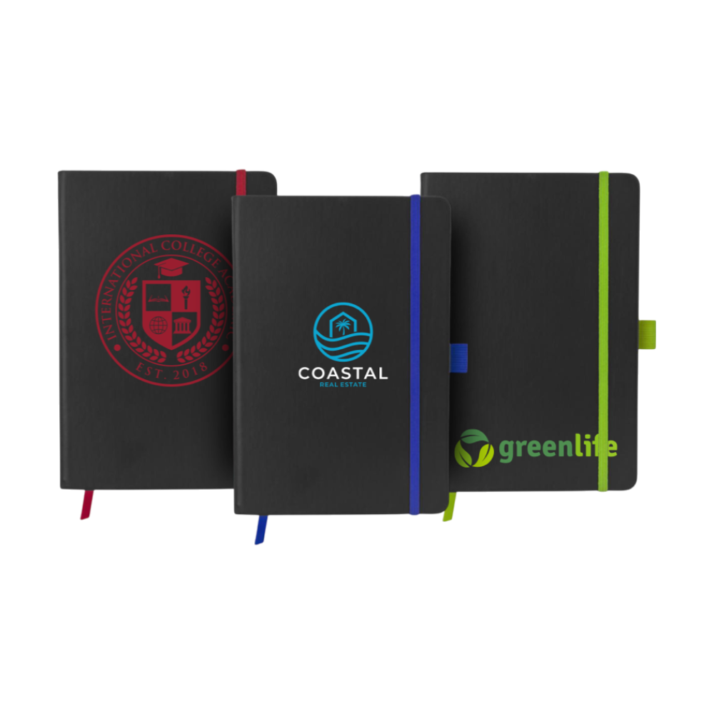 Colour-edge A5 Hard Cover Notebook