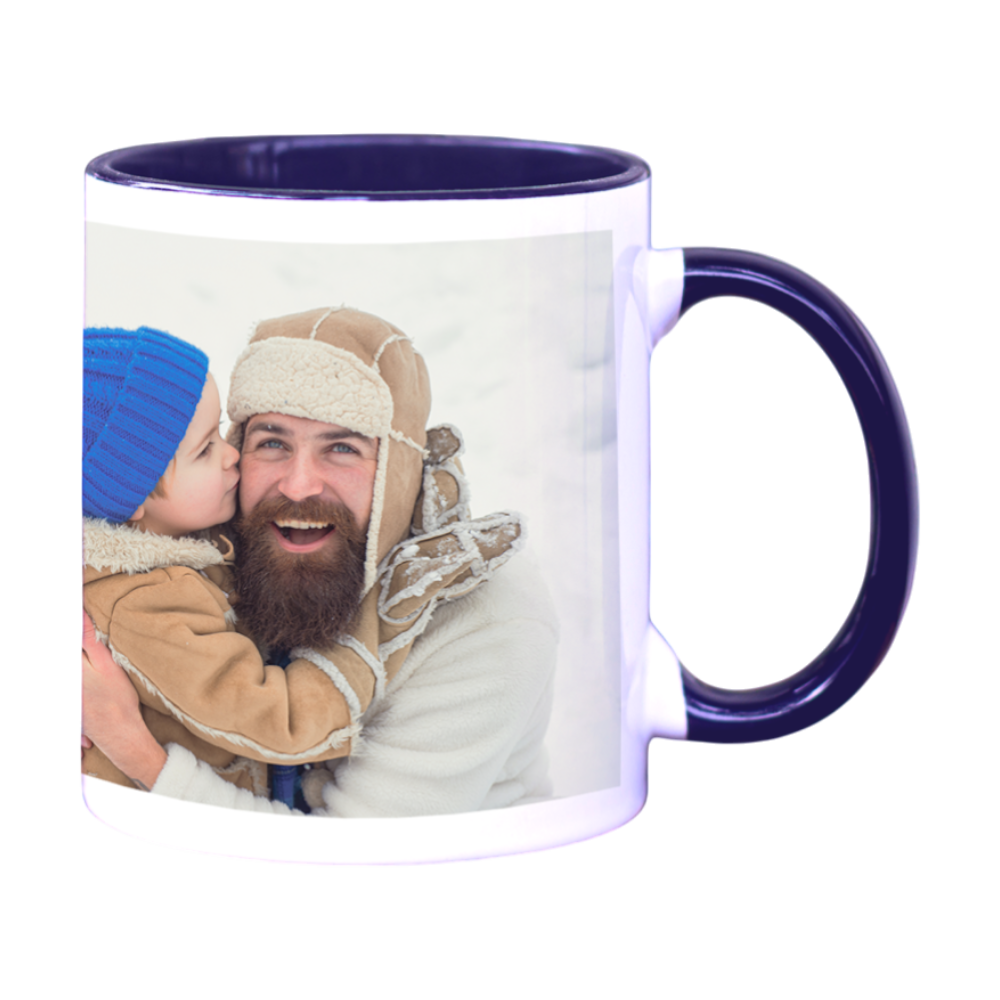 Coloured Handle Mug