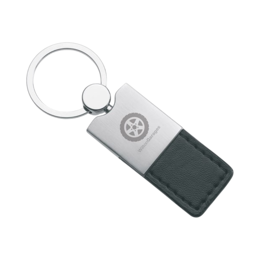 Columbus PU and Metal Key Ring