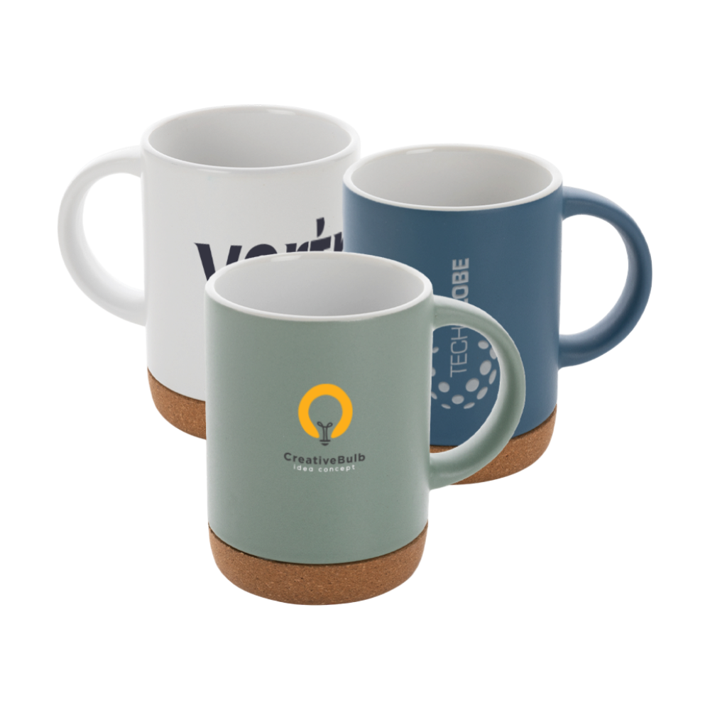 Cork Base Ceramic Mug