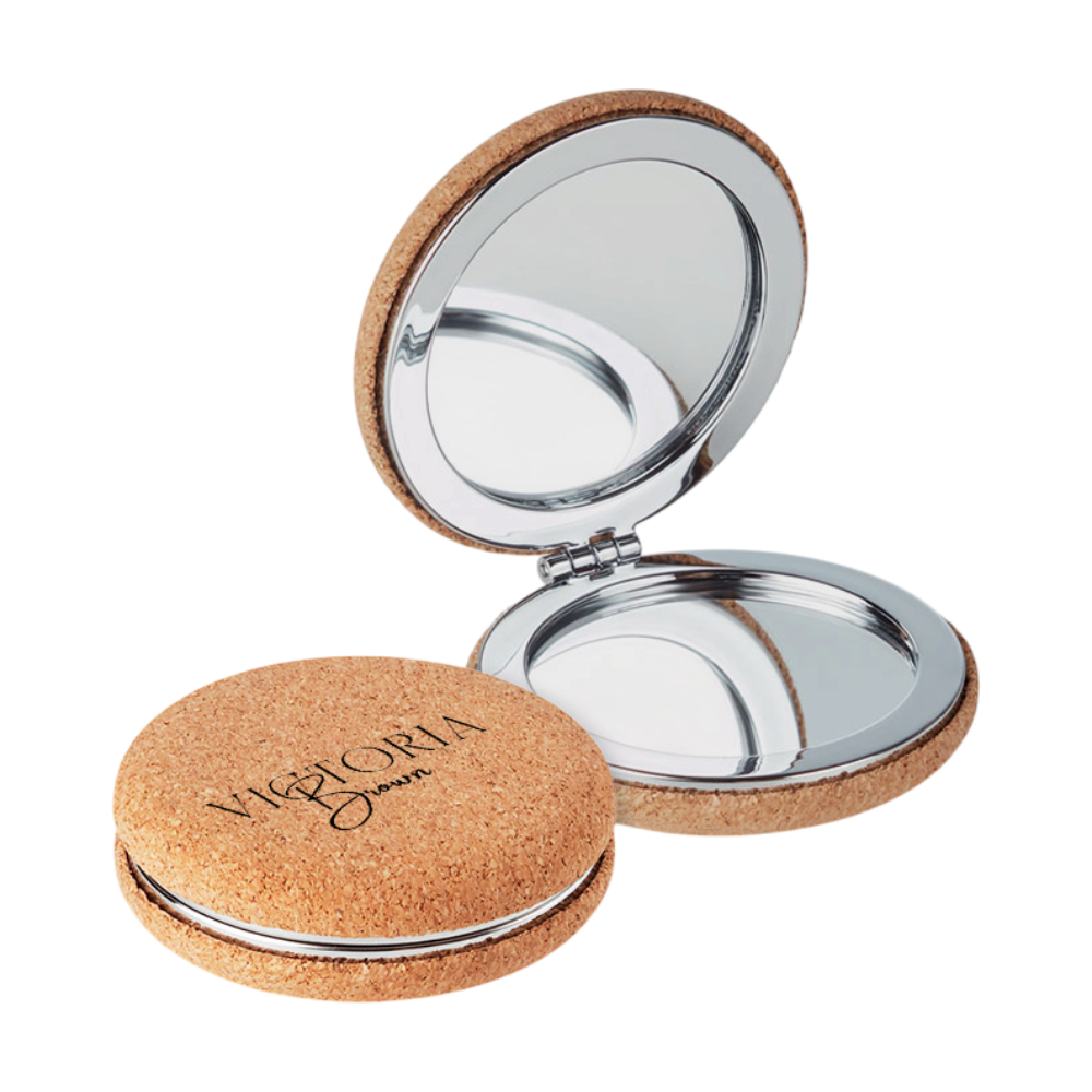 Cork Pocket Mirror