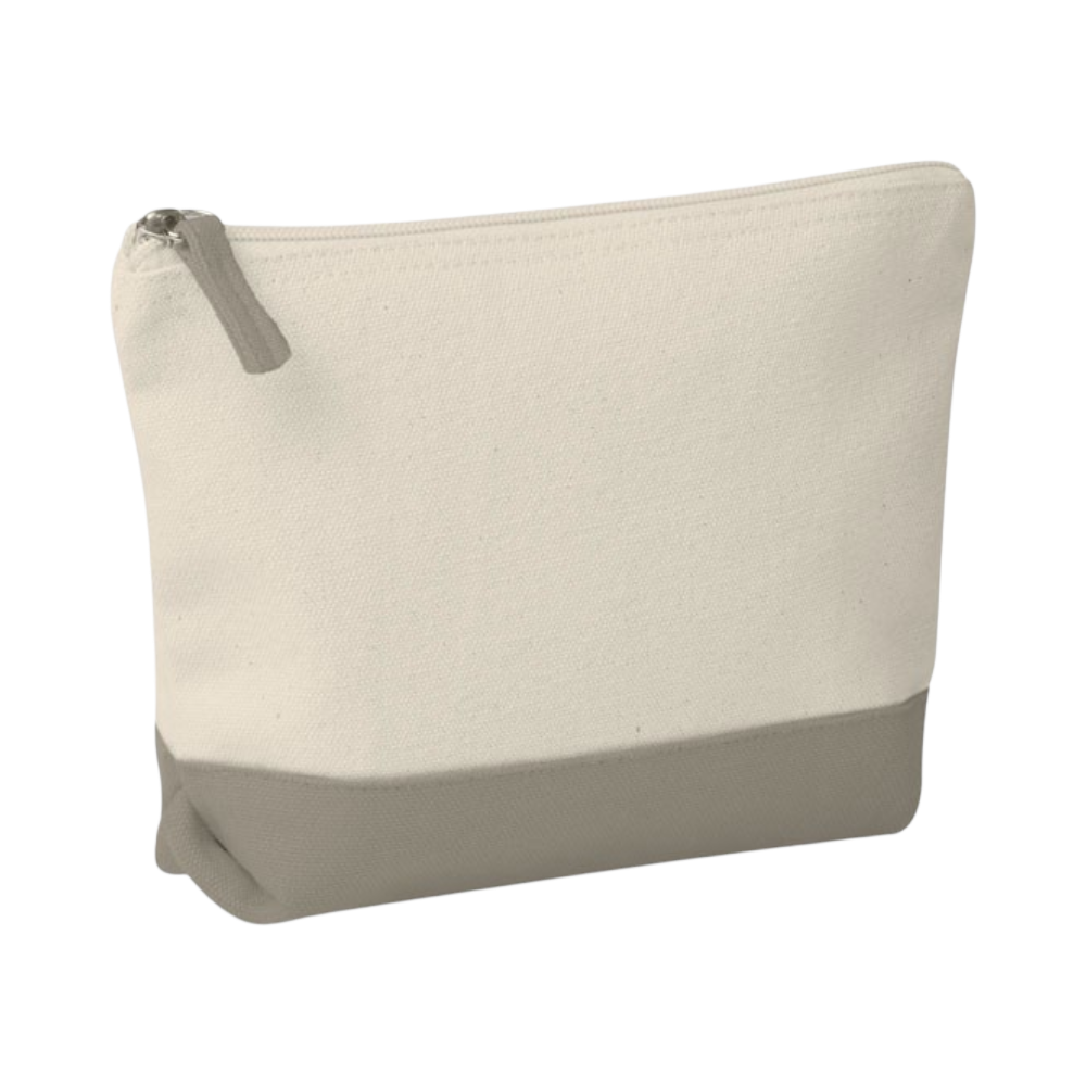 Cotton Bicolour Cosmetic Bag