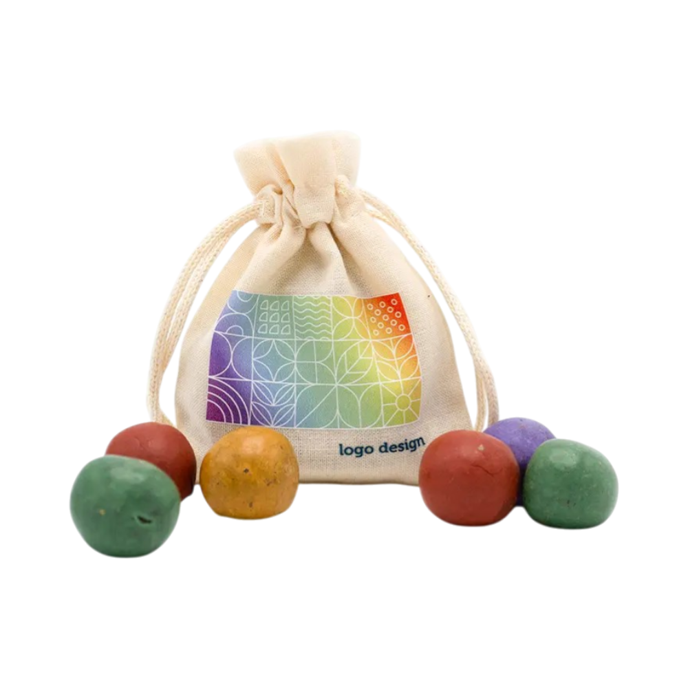 Cotton Pouch with Seed Bombs