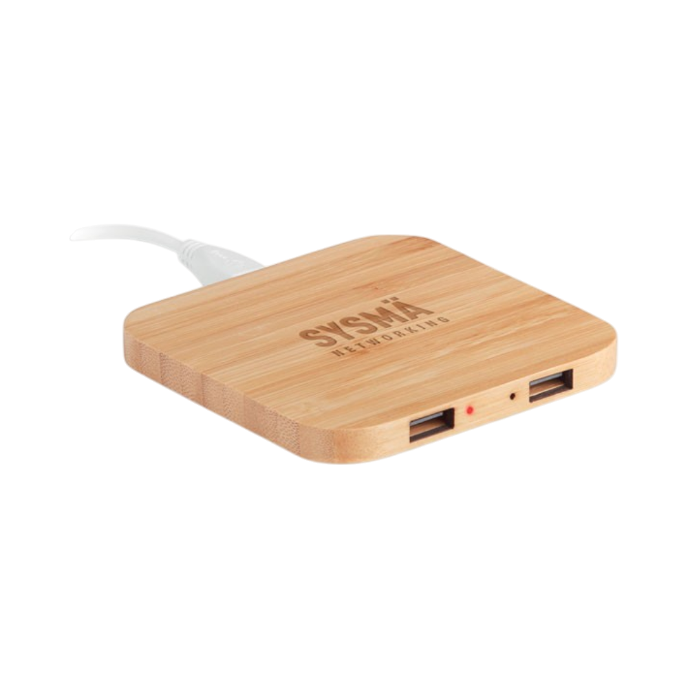 CUADRO Bamboo Wireless Charge Pad