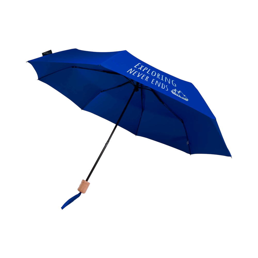 Dane RPET Manual Umbrella with Wooden Handle