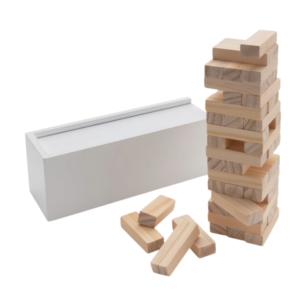 Deluxe Tumbling Tower Wood Block Stacking Game