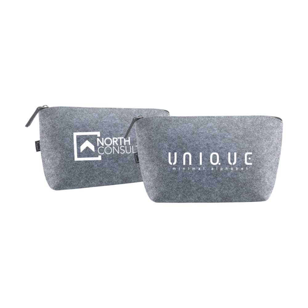 Eco RPET Felt Toiletry Bag