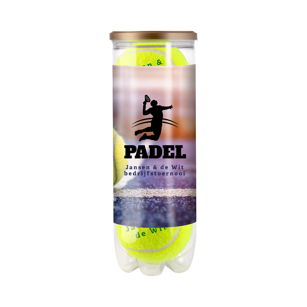 Felt Rubber Padel Balls Tube