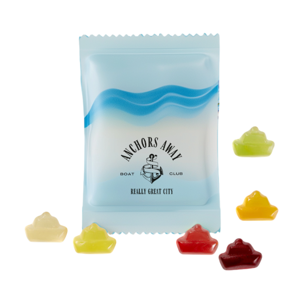Fruit Gums Boat Sweets