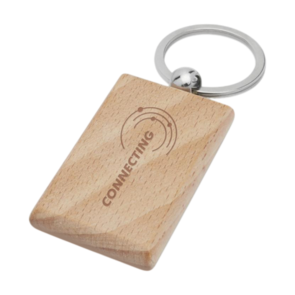 Gian Beech Wood Keychain