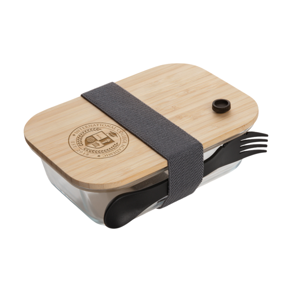 Glass Lunchbox with Bamboo Lid