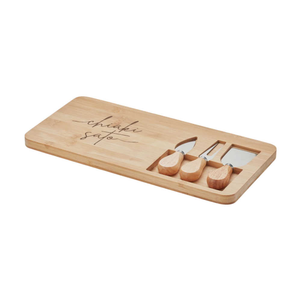 Glenavy Natural Bamboo Cheese Set