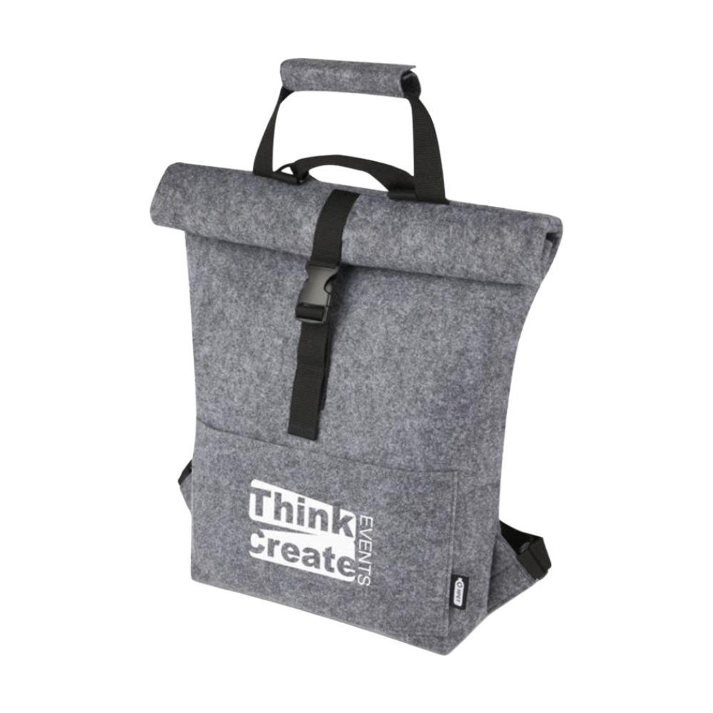 GRS Recycled Felt Roll-top Bike Bag