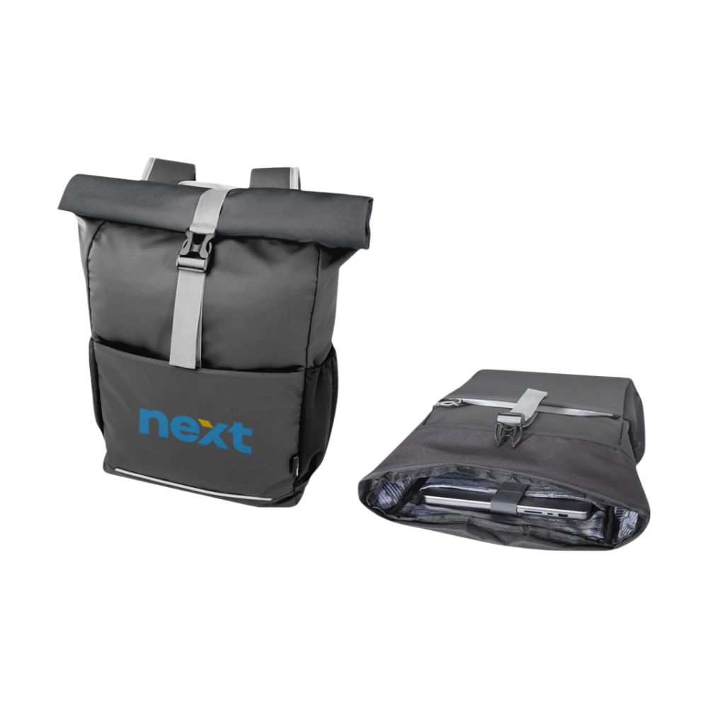 GRS Recycled Water Resistant Roll-Top Bike Bag