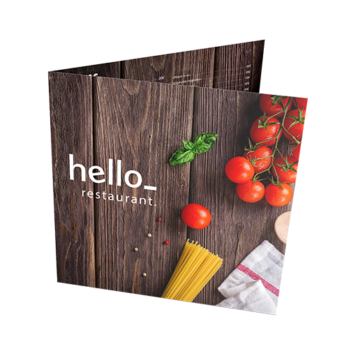 Half Fold Menus
