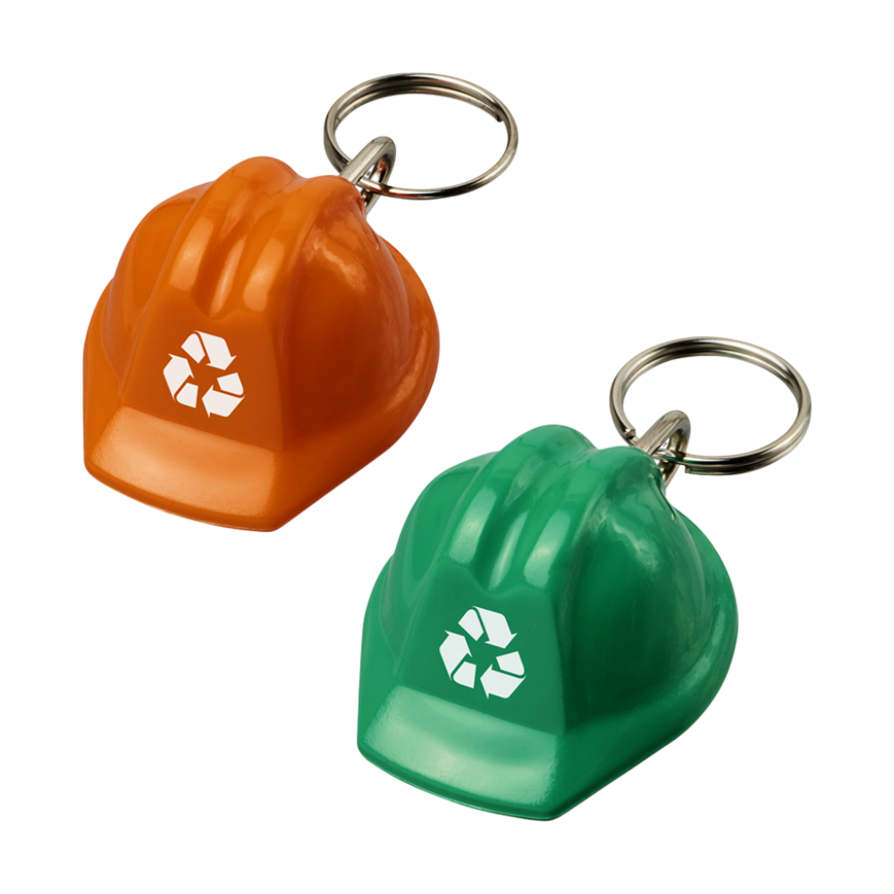 Hat-shaped Recycled Keychain