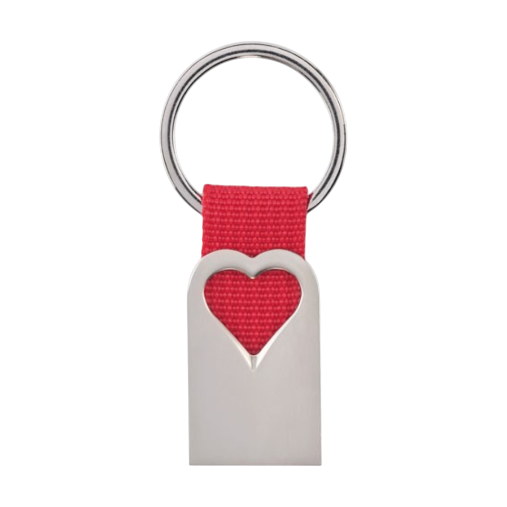 Heart Metal Key Ring
