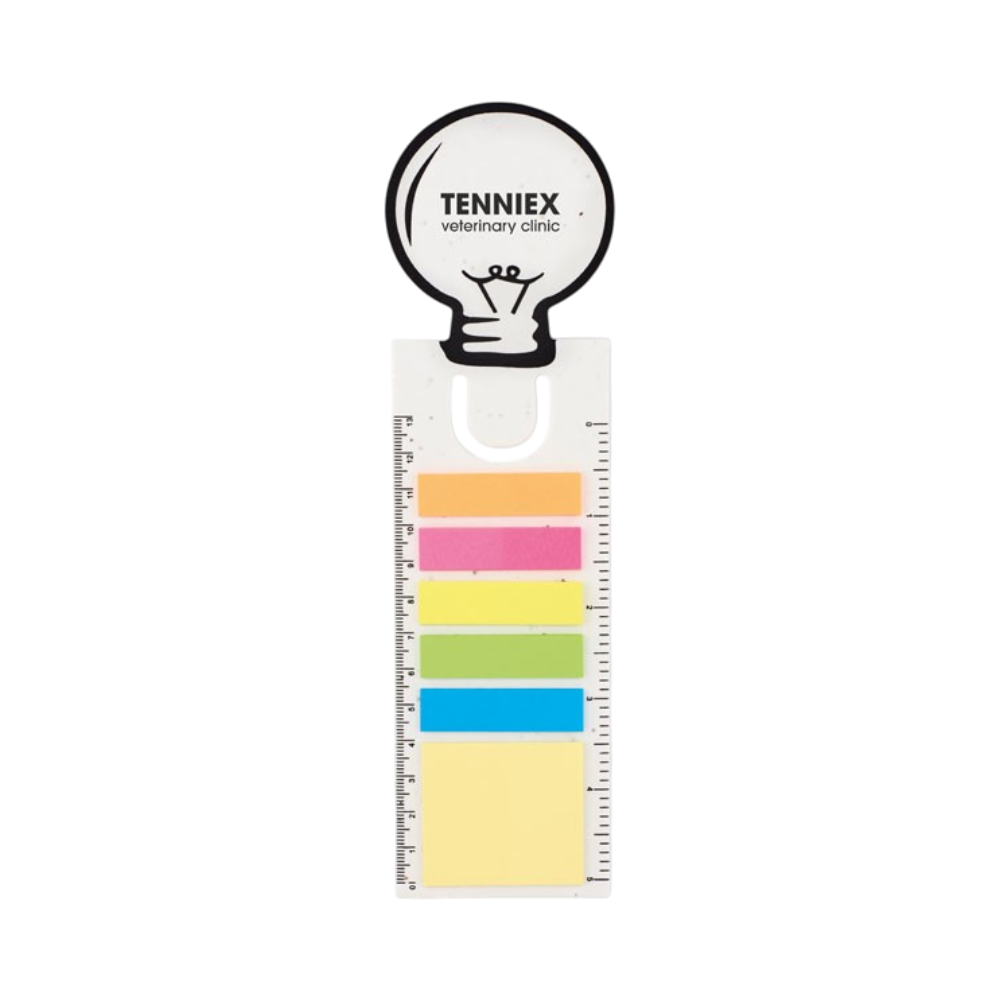IDEA SEED Seed Paper Bookmark with Memo Pad