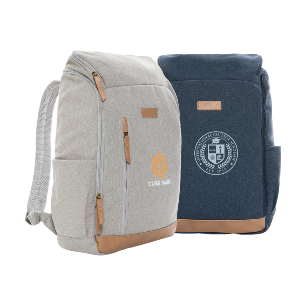 Impact AWARE™ Recycled Canvas Laptop Backpack