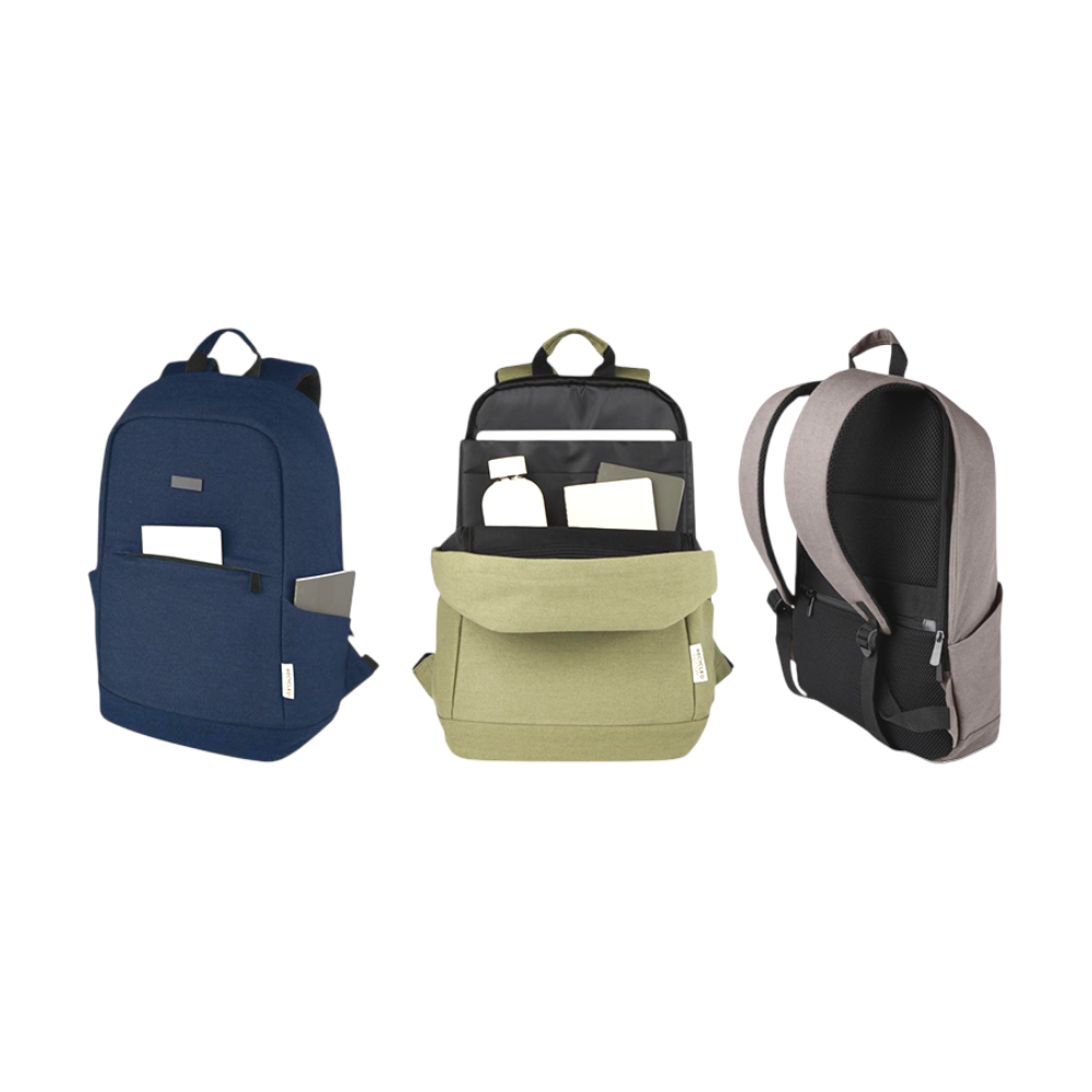Joey 15.6 inch GRS Recycled Canvas Anti-Theft Laptop Backpack