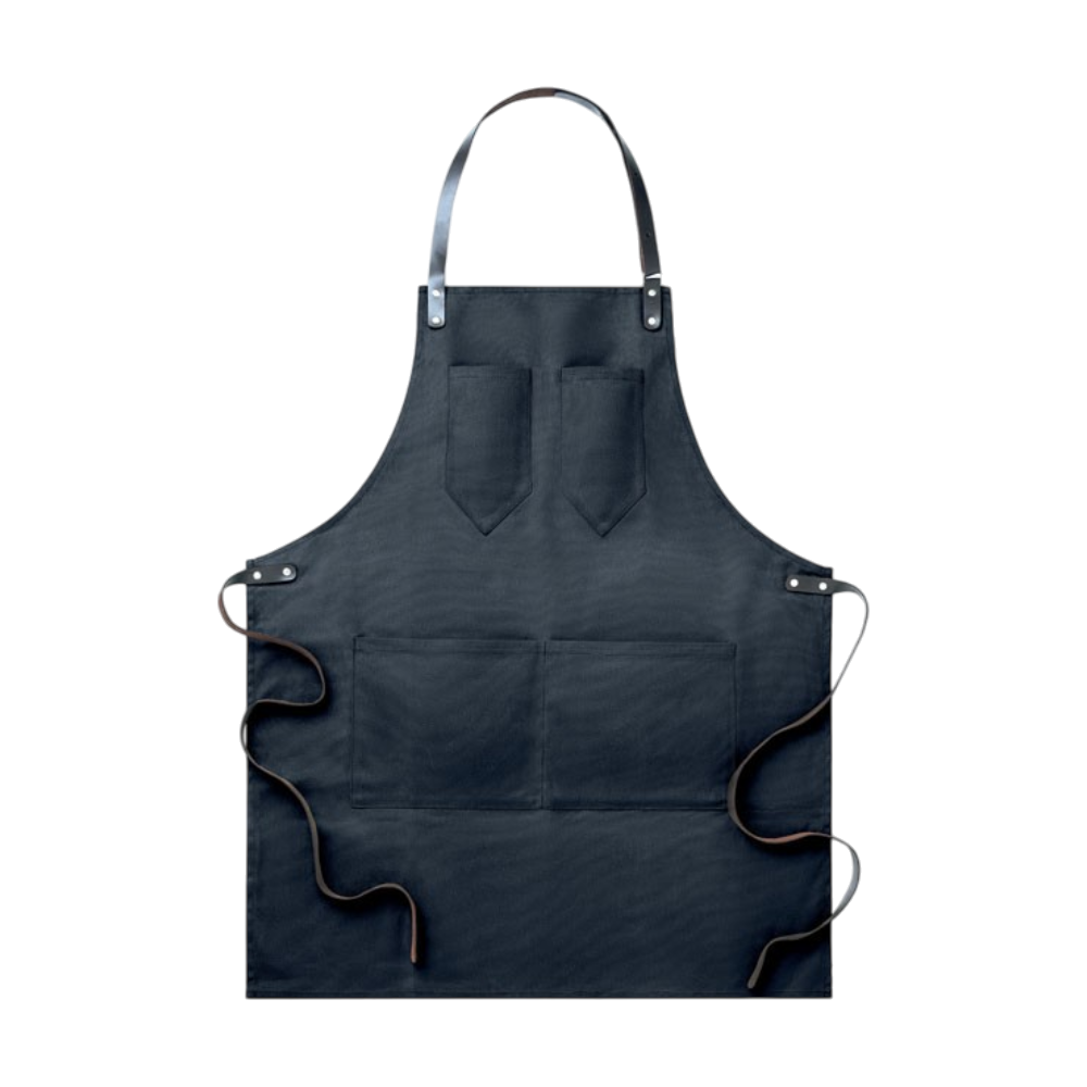 Leather Detail Chef Apron