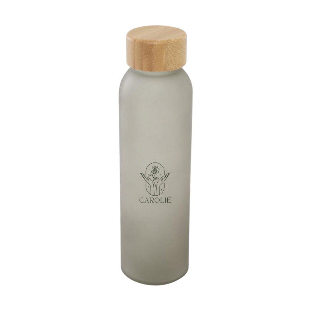 Lume Glass Bottle with Bamboo Lid