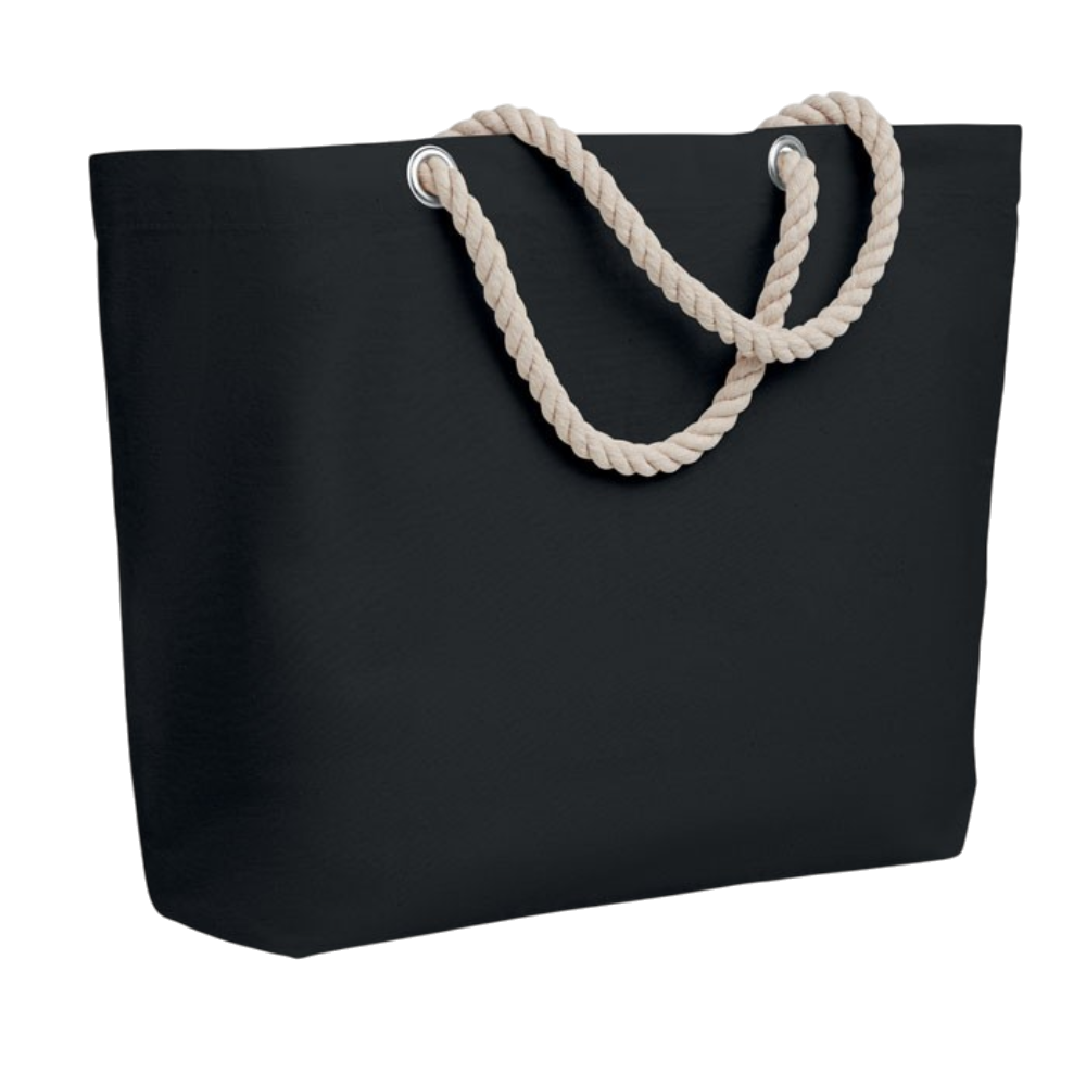 Menorca Cotton Beach Bag with Cord Handle