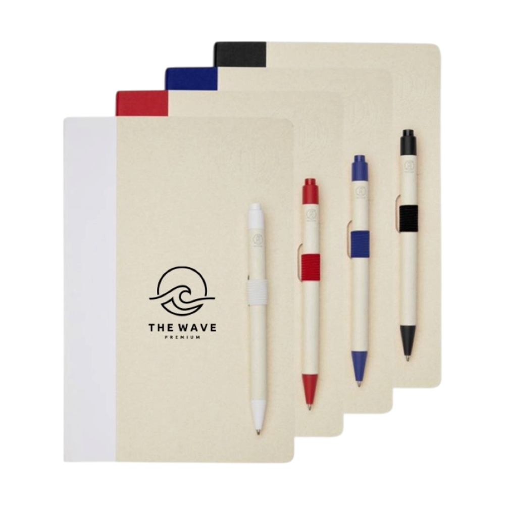 Milk Carton Notebook with Pen