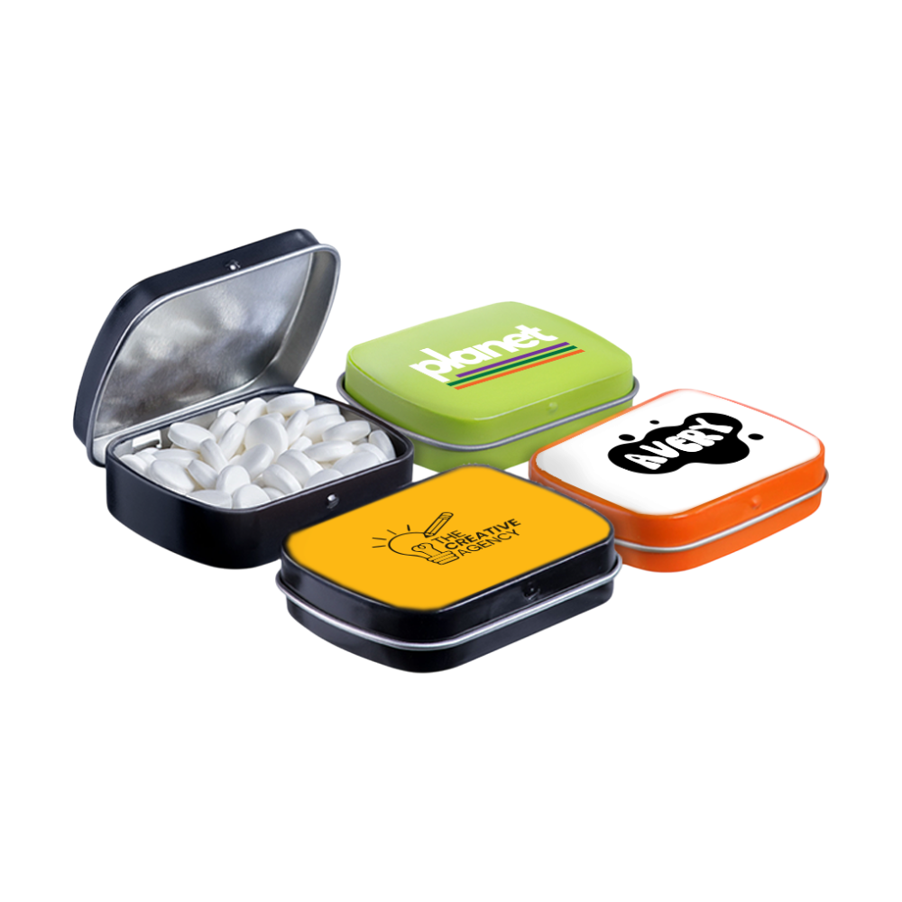 Mini Hinge Tin with Peppermint