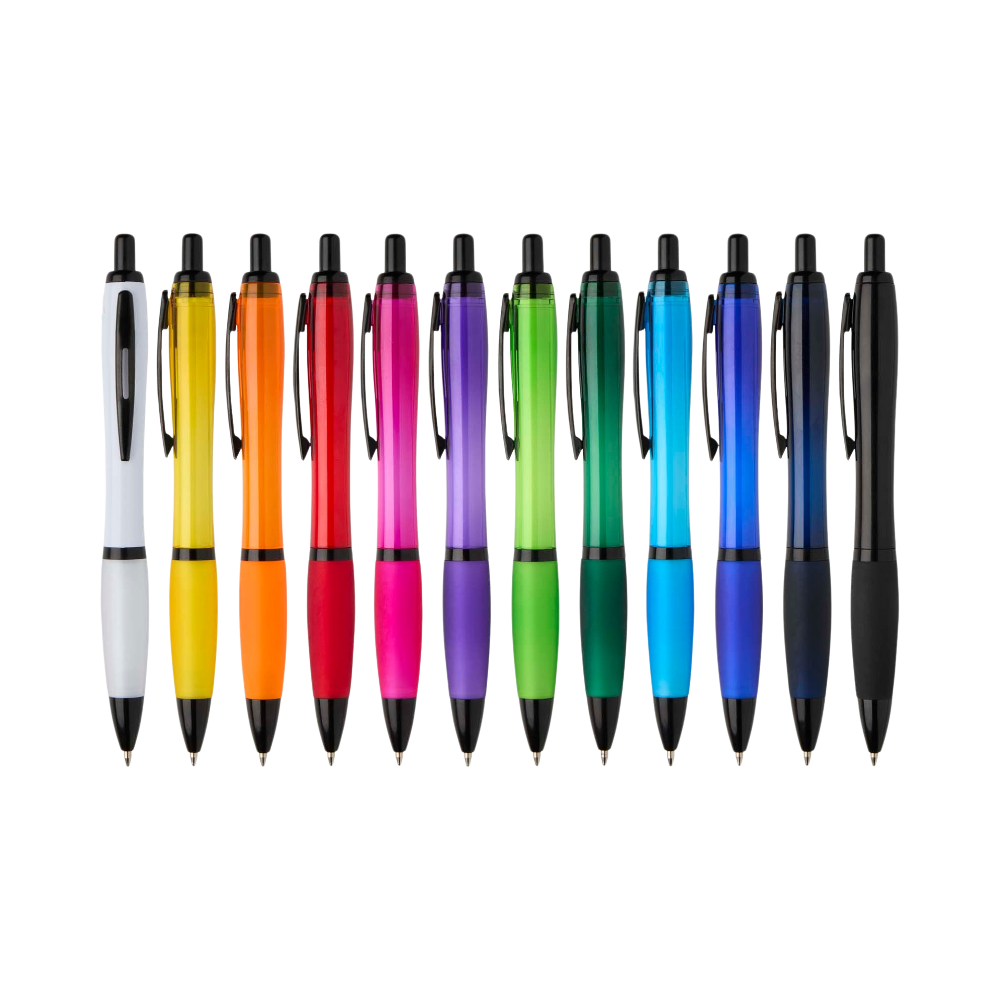 Nash recycled plastic ballpoint pen with black trims