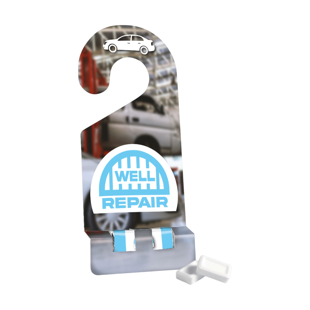 Peppermint Roll Mirror / Door Hanger