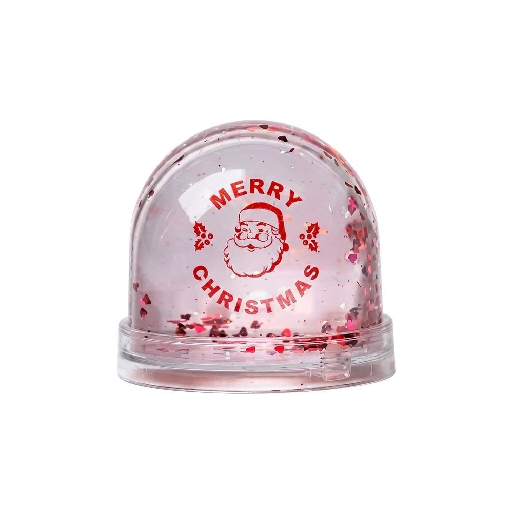 Personalised Hearts Snow Globe