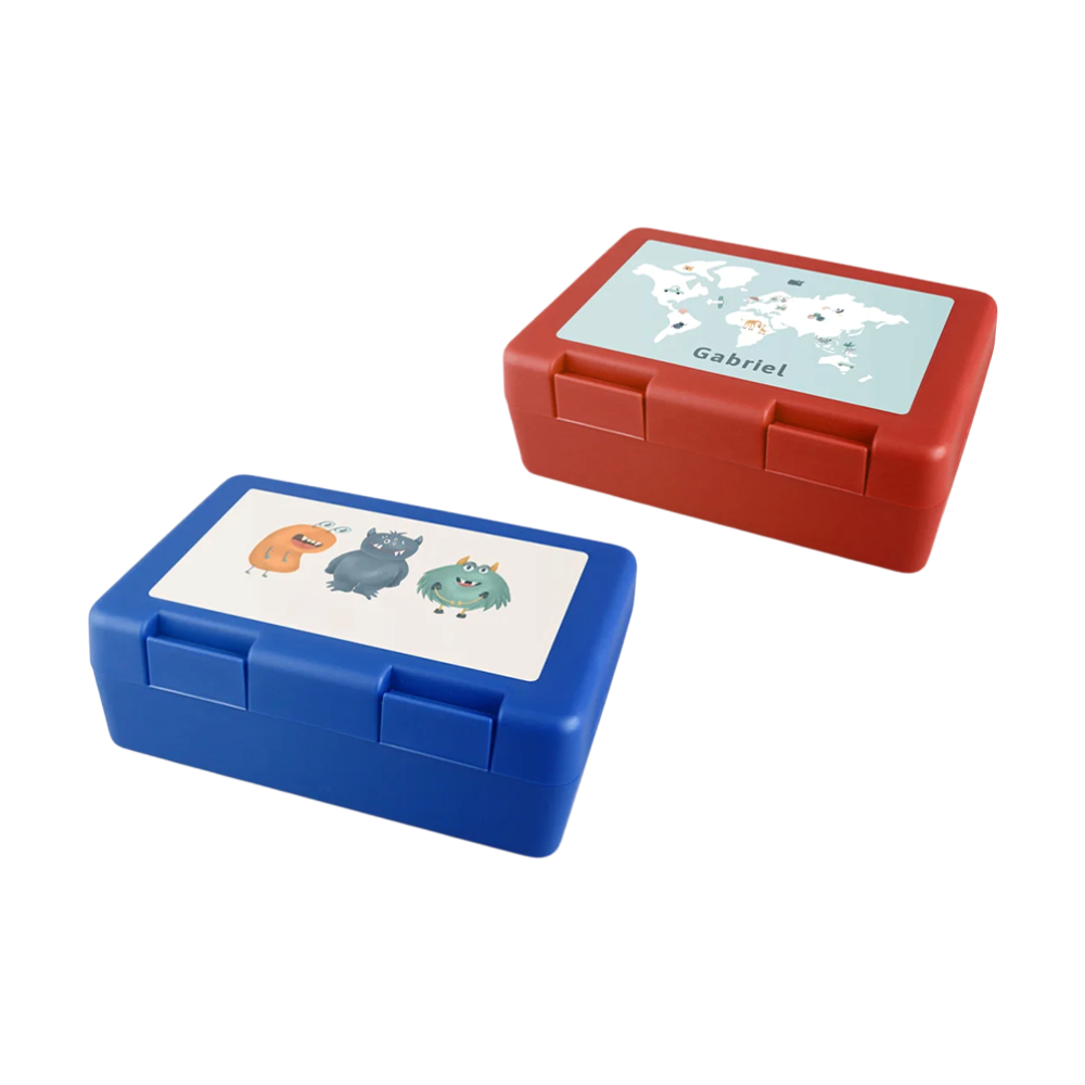 Photo Lunch Box with Attached Lid