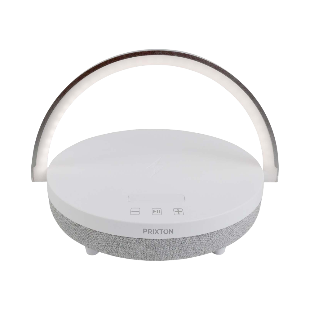 Prixton 4-in-1 Bluetooth Speaker with LED and Wireless Charging